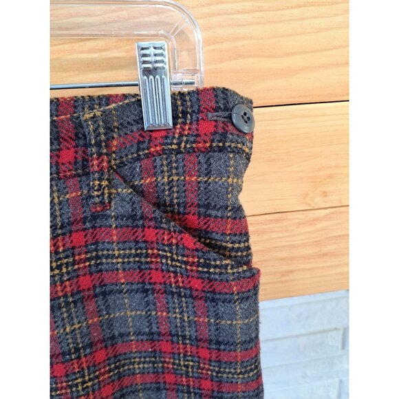 Abercrombie & Fitch Womens Wool Blend Plaid Pants Size 2 Lined Academia Y2K Nice - Picture 4 of 9